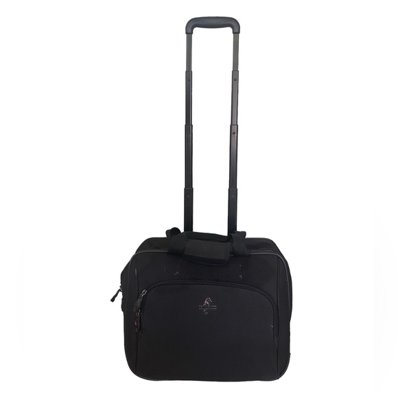 Bags Atlantic Black Rolling Briefcase Carry On Suitcase Travel